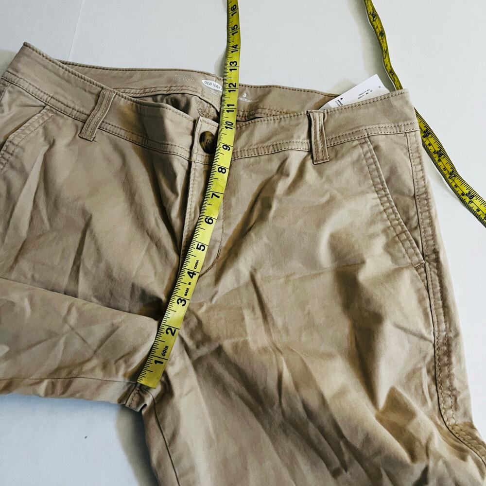 Old Navy Boot Cut Mid Rise Pants Size 8 NWT Tan - Picture 6 of 9